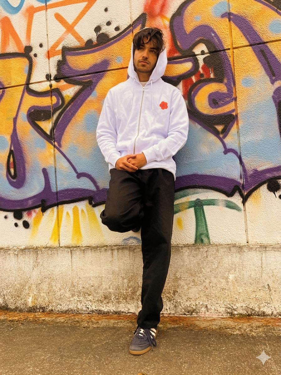 Pull mã'uo'uo avec hibiscus